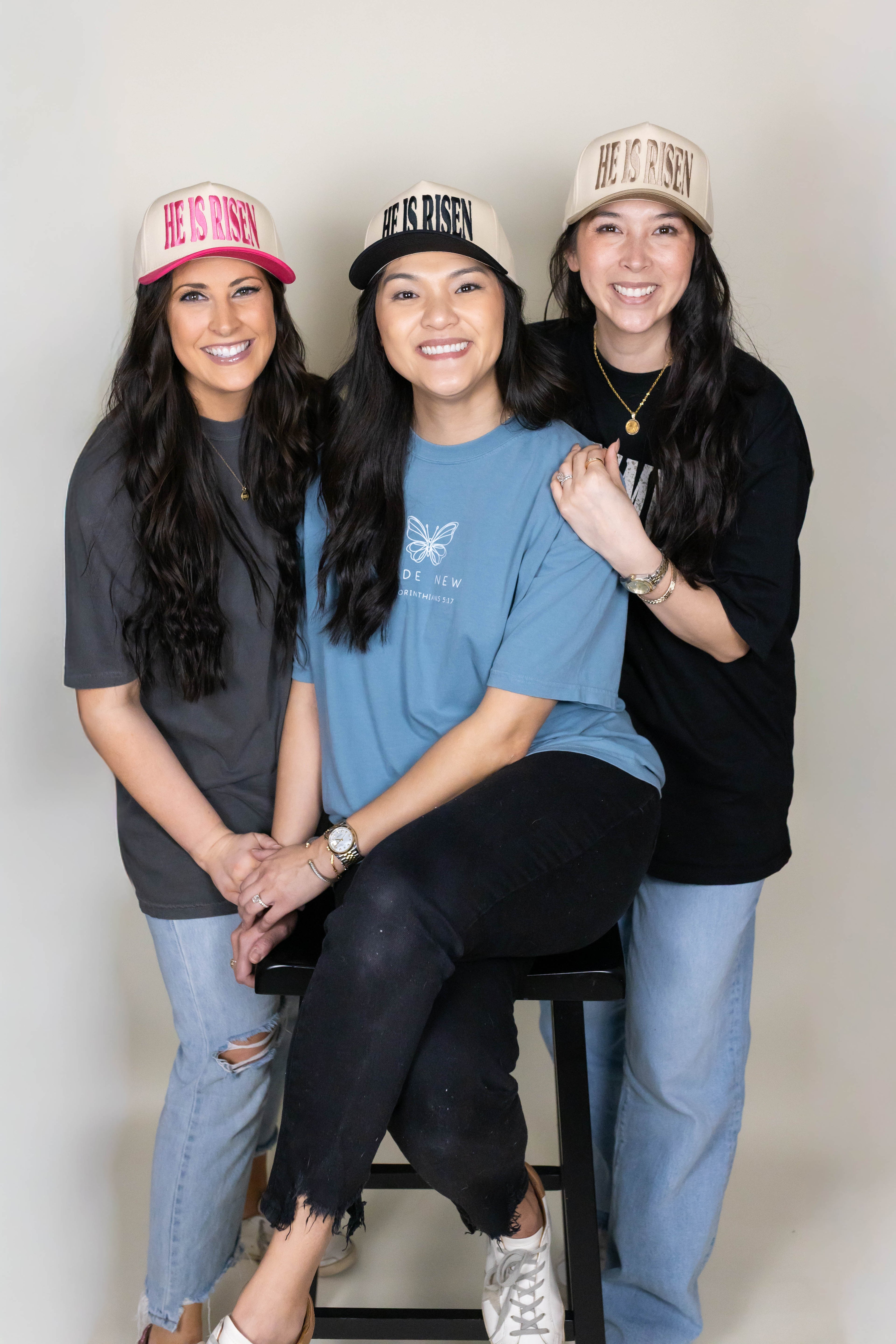 He Is Risen Hat - Beige