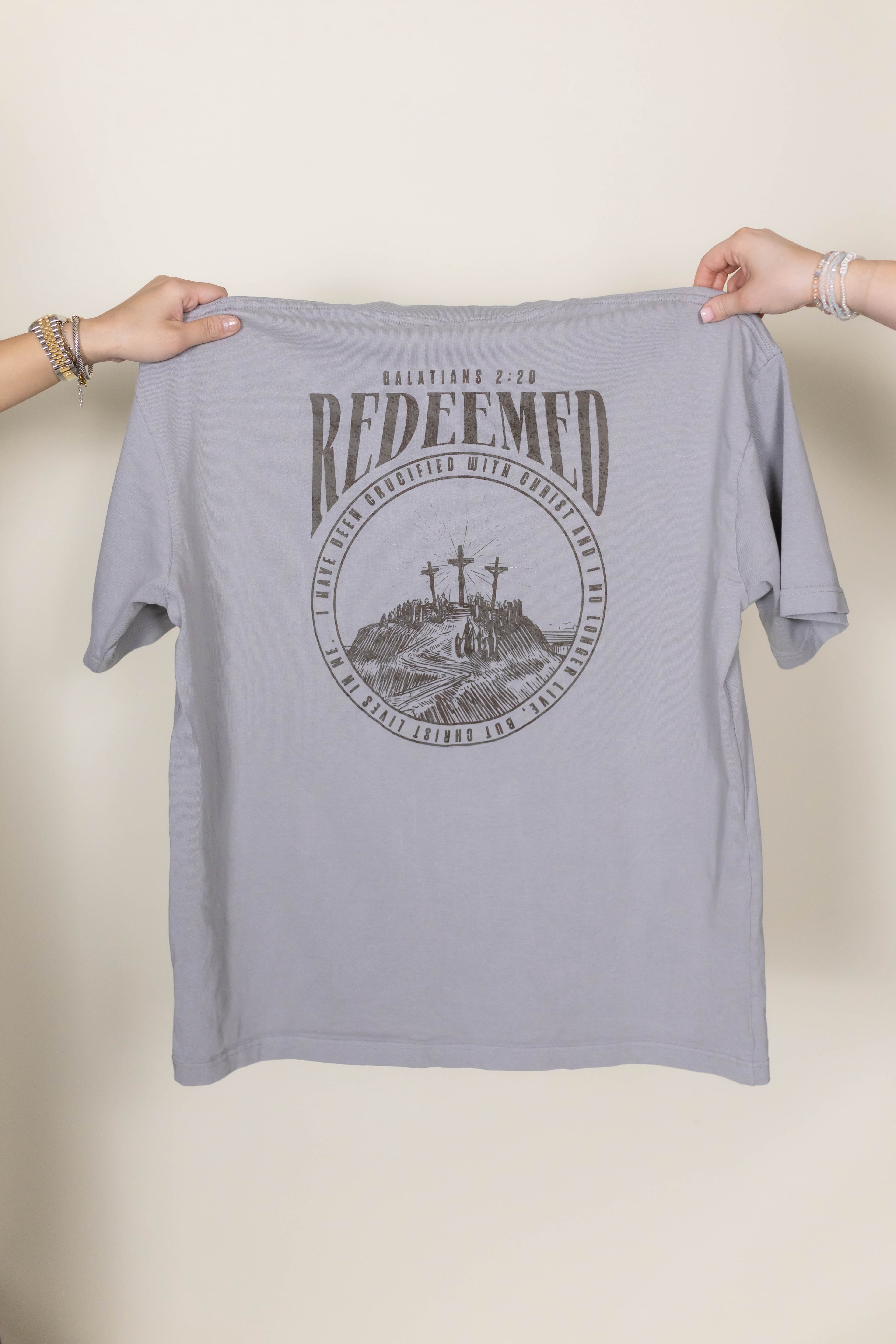 Redeemed Tshirt - Stone