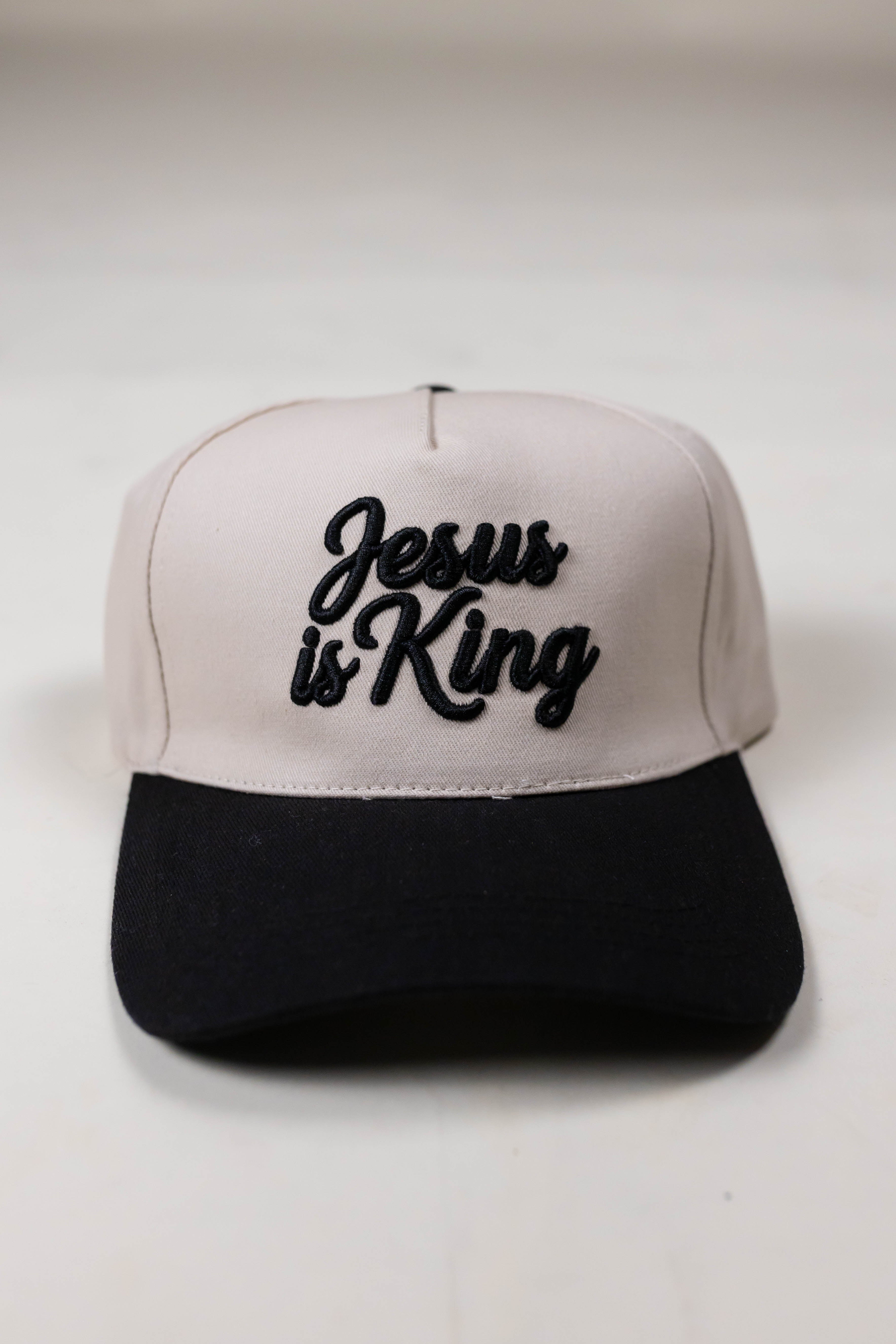 Jesus is King Hat - Black