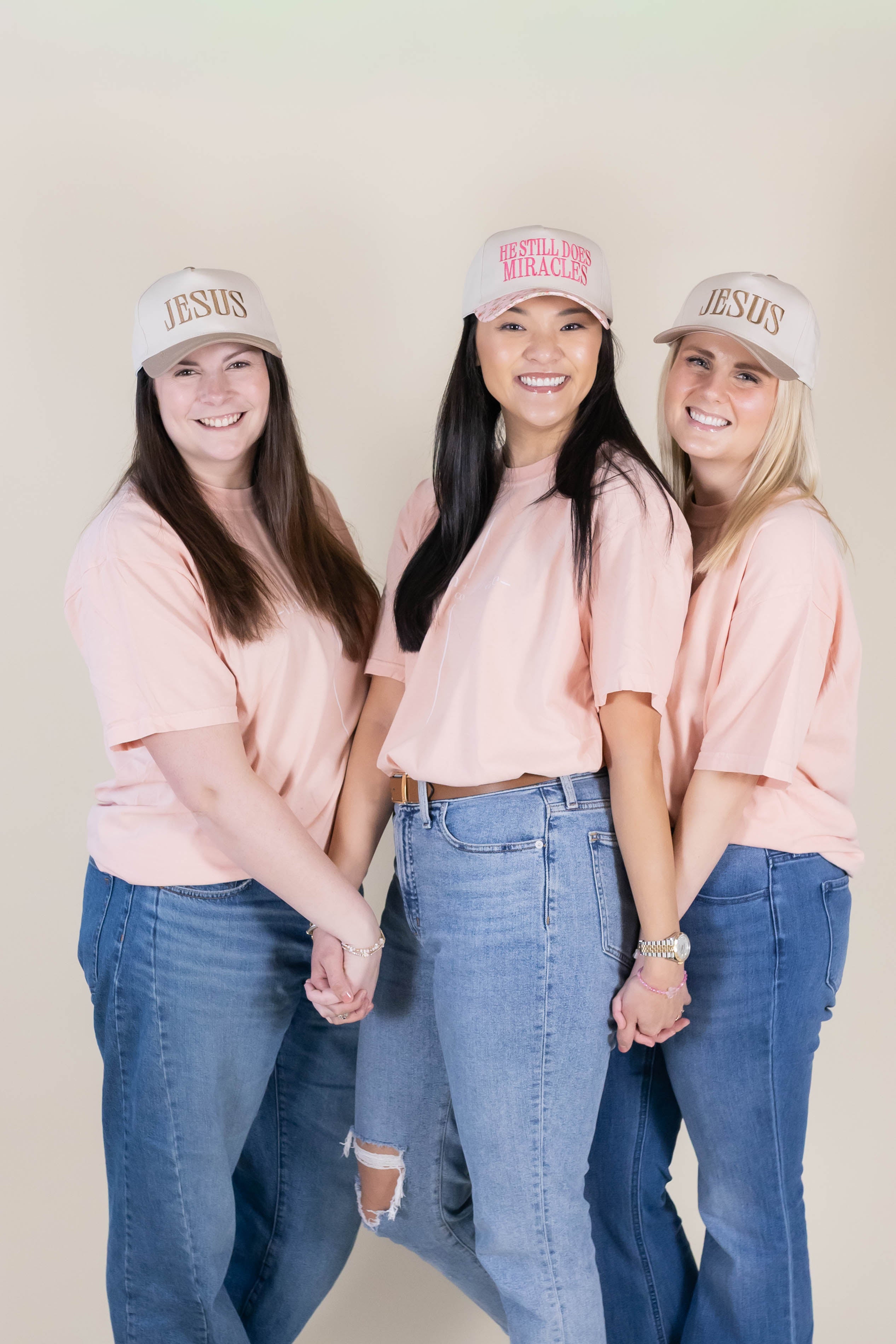 He Still Does Miracles Hat - Pink Floral