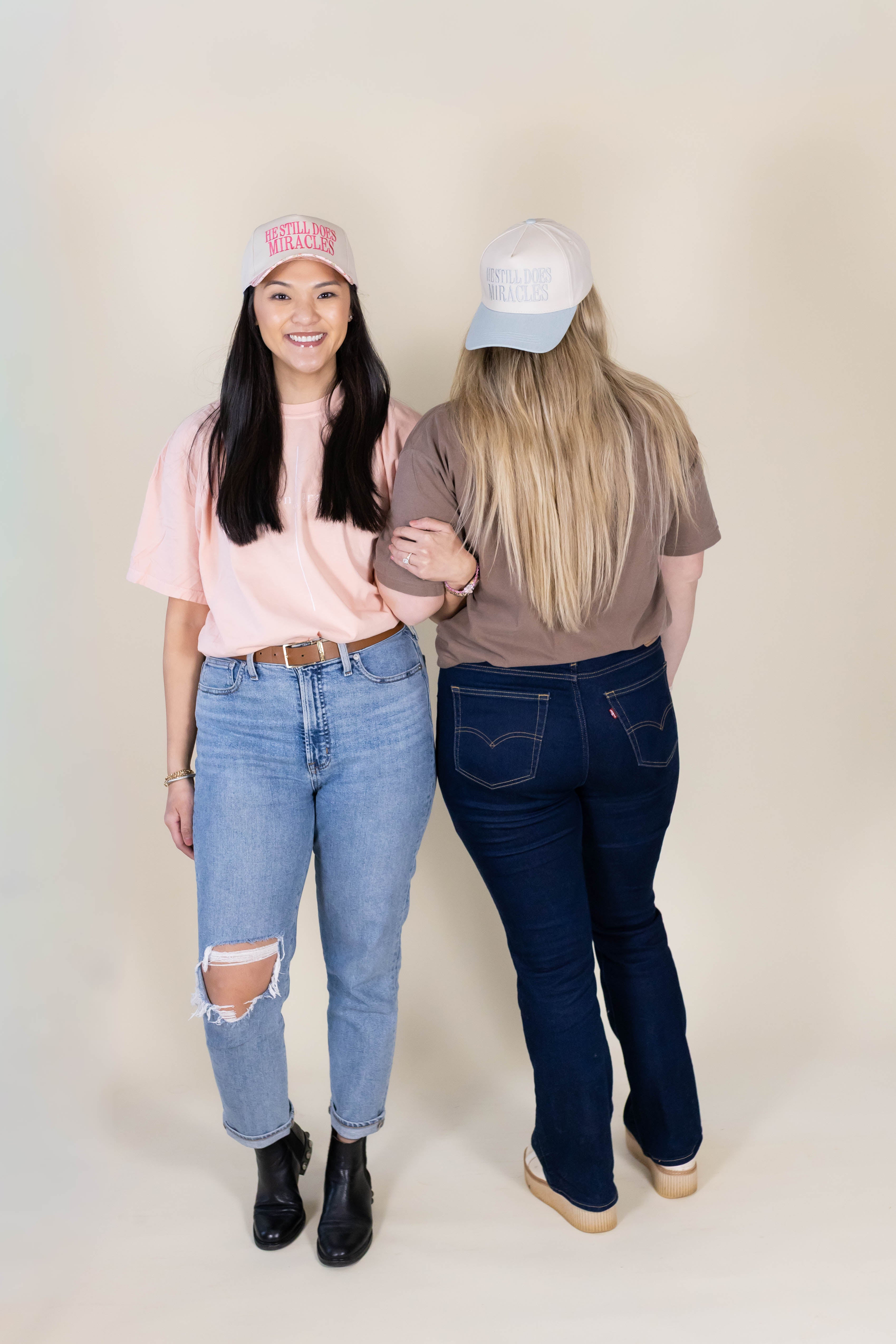 He Still Does Miracles Hat - Pink Floral