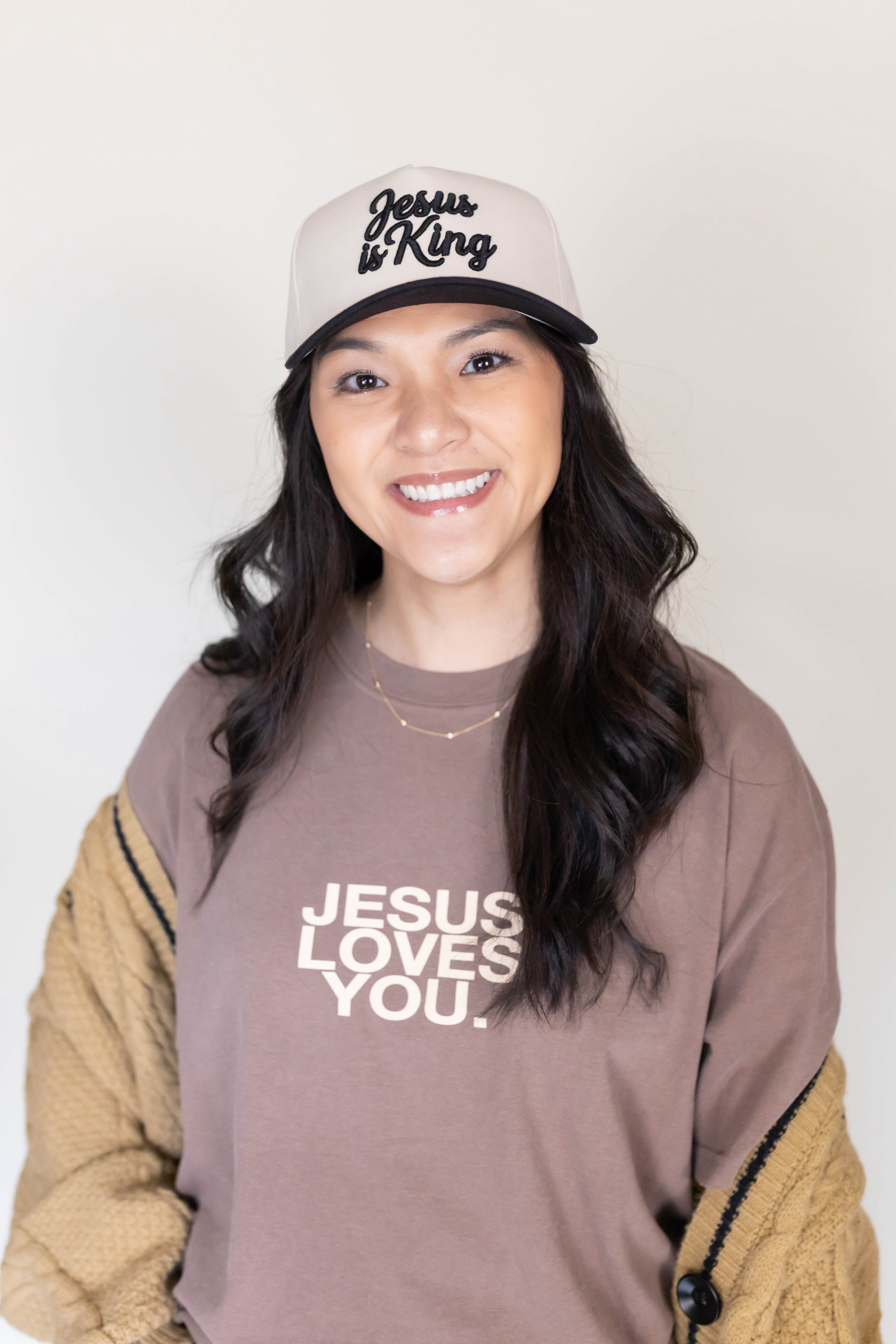 Jesus is King Hat - Black