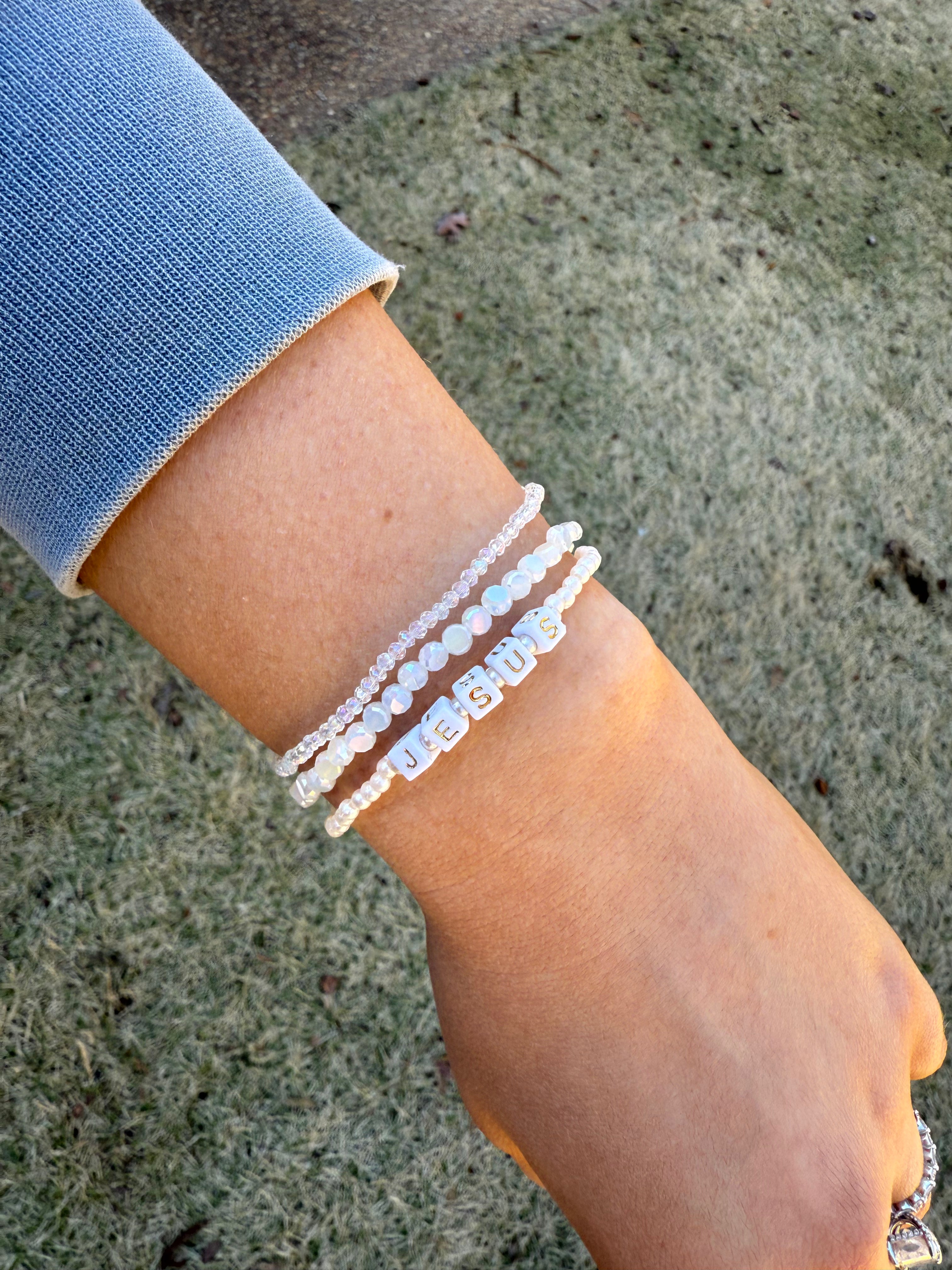Jesus Bracelet Stack